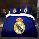 Комплект из трех пододеяльников с футбольным принтом Real Madrid