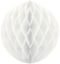 Шар из папиросной бумаги, белый, 20 см.