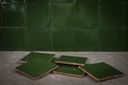 Zelené Mexické Dlaždice 10x10 Nástenné 10 š Rustikálne -Verde Esmeralda Predajná jednotka balík