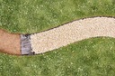 Бордюр для садового газона гибкий прямой 9 м
