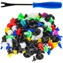 НАБОР АВТОМОБИЛЬНЫХ ЗАЖИМОВ + СЪЕМНИК ЗАЖИМОВ ДЛЯ ОБИВКИ