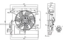 NISSENS VENTILADOR DEL RADIADOR CON CUERPO CITROEN C1 C1 II PEUGEOT 107 