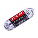 Команда CCM восковые шнурки белые 274 см