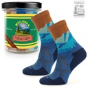 Termoaktywne skarpety turystyczne MERINO w słoiku - MIELONKA TURYSTYCZNA