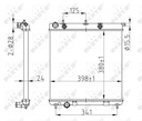 RADUADOR CITROEN C2 03- PEUGEOT 207 06- 