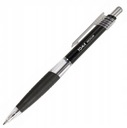 Ручка шариковая выдвижная ЧЕРНАЯ 1 мм TO-038 TOMA