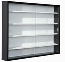 Витрина-витрина матово-черная 60 x 80 x 9,5 см Inter Link