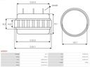 AS-PL AS5033 STATOR, GENERATORIUS nuotrauka 3