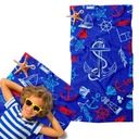 RĘCZNIK PLAŻOWY DLA DZIECI SZYBKOSCHNĄCY KĄPIELOWY 70X140 Z MIKROFIBRY %