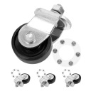4Pcs Replacement Silver Caster Wheels for 2 Ton Floor Jack (18506865791) фото min 5