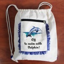 Bavlnená taška so strapcami - Delfín Značka AW Gifts