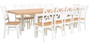 12 БЕЛЫХ ДЕРЕВЯННЫХ стульев и РАСШИРЯЕМЫЙ стол до 3 м.