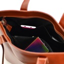 Štýlová kožená kabelka shopper cez rameno Ďalšie vlastnosti vrecko na telefón ochranné nožičky