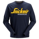 ФУТБОЛКА С ДЛИННЫМ РУКАВОМ SNICKERS ЭКСКЛЮЗИВНАЯ ЛИНИЯ ТЕМНО-СИНЯЯ С ДЛИННЫМ РУКАВОМ