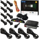 8X SENSORES RETROVISOR APARCAMIENTO BUZZER MONITOR JUEGO PARTE DELANTERA PARTE TRASERA NEGRAS 