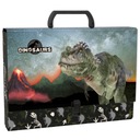 ЖЕСТКАЯ ШКОЛЬНАЯ КОРОБКА С РУЧКОЙ ДИНОЗАВР ДЛЯ РИСОВАНИЙ