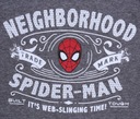Šedo-biele chlapčenské tričko Spider Man 128 cm Počet kusov v ponuke 1 szt.