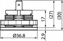 Voltmeter 12/24V 161715 HC-CARGO DIGITAL Katalógové číslo dielu 161715