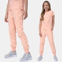 ДЕТСКИЕ БРЮКИ 4F ХЛОПКОВЫЕ СПОРТИВНЫЕ БРЮКИ ДЛЯ ДЕВОЧЕК SS23F130