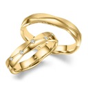 Obrączki Ślubne z Tytanu TI-28 GOLD