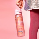 Бутылка для воды Розовая бутылочка для девочек Rainbow Rainbow ION8 0,5 л