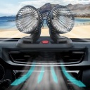 ВЕНТИЛЯТОР KLIMATYZATORA, ПОДВІЙНИЙ ВЕНТИЛЯТОР АВТО USB, CZARNY, 5 V  (18607796078) фото min 8