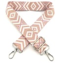 Регулируемый широкий женский длинный ремень для сумки, розовый