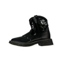 JUSTIN GYPSY 40 черные элегантные женские ковбойские сапоги без шнуровки