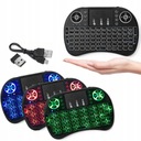 KLAWIATURA MINI BEZPRZEWODOWA LED PODŚWIETLENIE TOUCHPAD SMART TV