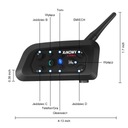 XINOWY V6 PRO INTERKOM PARA MOTOCICLETA BLUETOOTH 5.0 SLUCHAWKI 1200M 850MAH 2 PIEZAS 