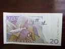 Banknot 20 koron Szwecja Kraj Kraje skandynawskie