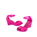 Melissa Dámske Topánky Na Koturne Ružové Velvet Wedge Pink 35/36 Pohlavie Výrobok pre ženy