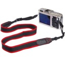 Красный хлопковый ремешок для фотокамеры