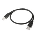 USB-кабель для принтера, 0,5 м, A-B, штекерный кабель для передачи данных, высокий, 0,0, черный
