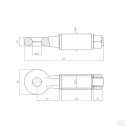 ВУХО ZACZEPU, ОБЕРТАЛЬНЕ 50 MM, 30 T OTO18974S  (18728902004) фото min 6