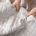 Prehoz na posteľ Velvi velvet moderný 170x210 18 teplá šedá Materiál vykonania polyester