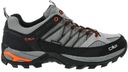 CMP Men's Rigel Low Trekking Shoes WP, Cement Black, 10.5 UK