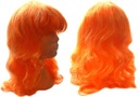 ОРАНЖЕВЫЙ ПАРИК CRAZY CURLS 45СМ E0982 EMAJ