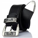 PASEK MĘSKI DO SPODNI SKÓRZANY GRACIO SZEROKI DŁUGOŚĆ PASKA 100 CM PREZENT