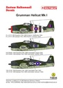 1:72 Kalkomania Grumman Hellcat I TECHMOD 72035 Marka Techmod