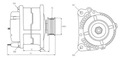 GÉNÉRATEUR ASTRA,VECTRA 1.7TD 96- 100A photo 4 - milautoparts-fr.ukrlive.com