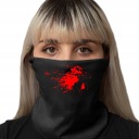 ДЫМОХОД МАСКА ШАРФ ШАРФ СЛЕДЫ КРОВИ ХЭЛЛОУИН
