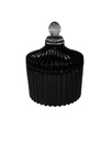 Сахарница стеклянная маленькая черная сахарница стеклянная для свечей 75мл