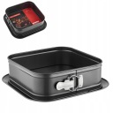 Листовой металл, квадратная форма, съемный Likoris, 24 см