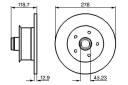 'BOSCH DISQUE DE FREIN 0986478136 251407617'photo 11