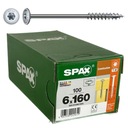 Шуруп Spax для деревянных конструкций 6х160 (100)