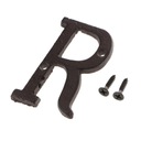 Черный железный знак деревенский декор букв