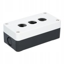 ПАНЕЛЬ УПРАВЛЕНИЯ ПУСТАЯ, 3 КНОПКИ, ОТВЕРСТИЯ, БЕЛАЯ