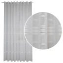 ЛЬНЯНАЯ ШТОРА КРУЖЕВНЫЕ ПОЛОСКИ Люверсы ДЛЯ ШТОР 600х250