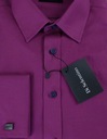 Pánska košeľa Di Selentino Purple SLIM FIT 100% Bavlna Na gombíky 46 / XXL Veľkosť goliera 46